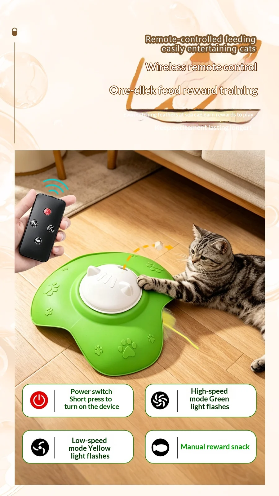 Intelligent Interactive Feathery Cat Toy — image 7