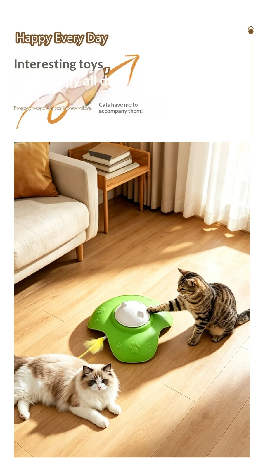 Intelligent Interactive Feathery Cat Toy — image 11