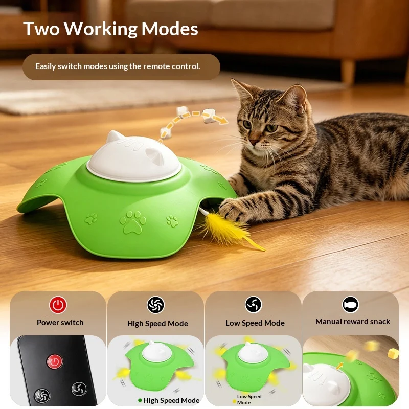 Intelligent Interactive Feathery Cat Toy — image 3