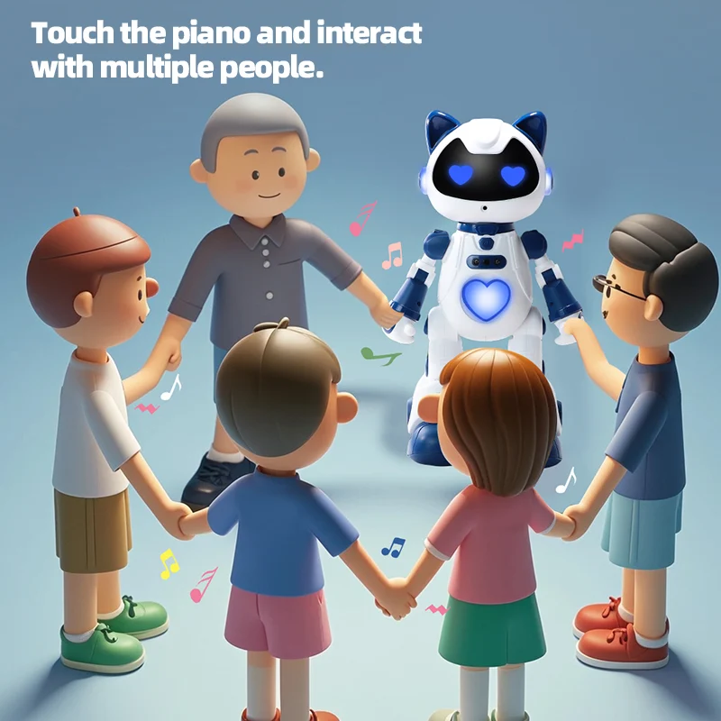Intelligent Programming Gesture Induction Robot Spray Cool Breathing Lamp Children's Toys — image 3