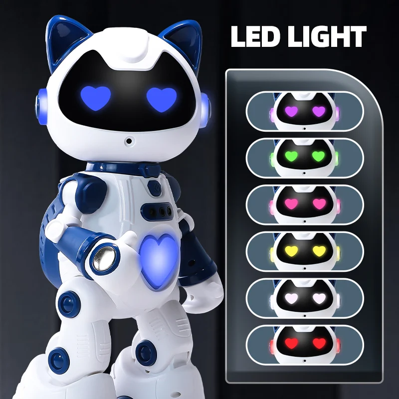 Intelligent Programming Gesture Induction Robot Spray Cool Breathing Lamp Children's Toys — image 5