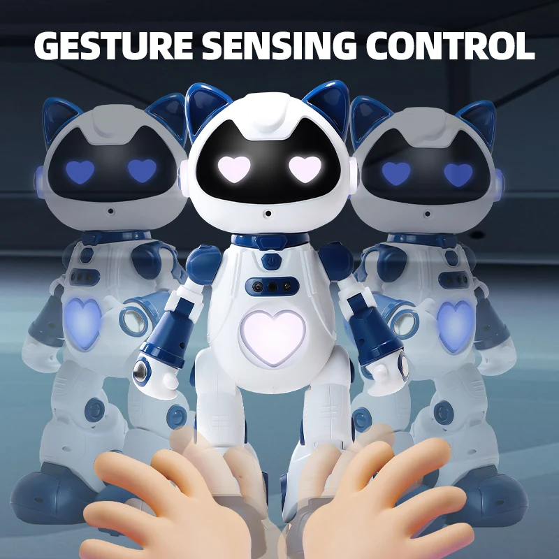 Intelligent Programming Gesture Induction Robot Spray Cool Breathing Lamp Children's Toys — image 4