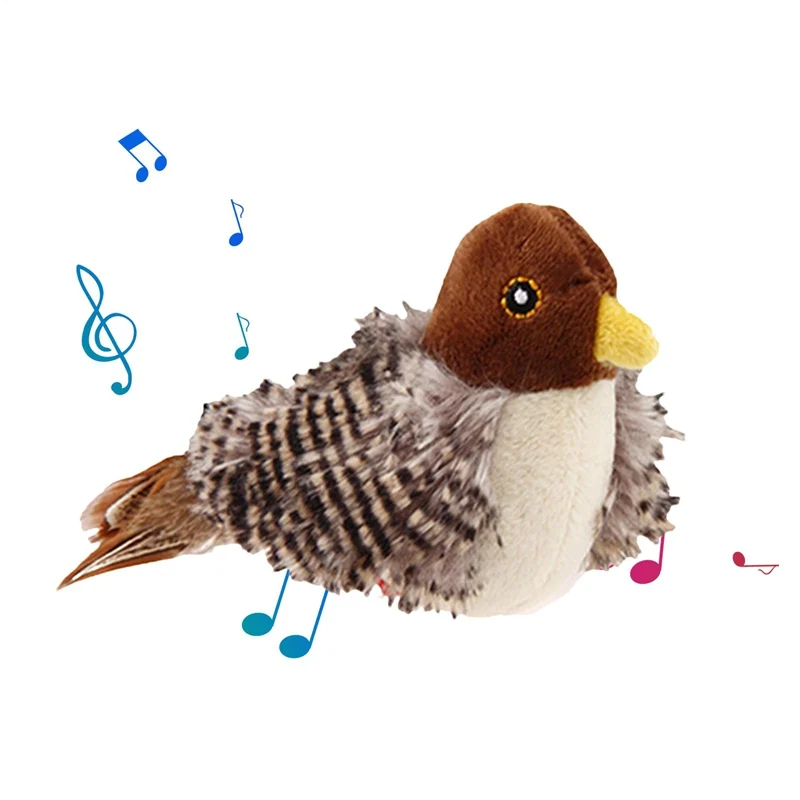Interactive Cat Toys Electric Squeaky Simulation Bird Plush Cats Pets Teasing With… — image 4