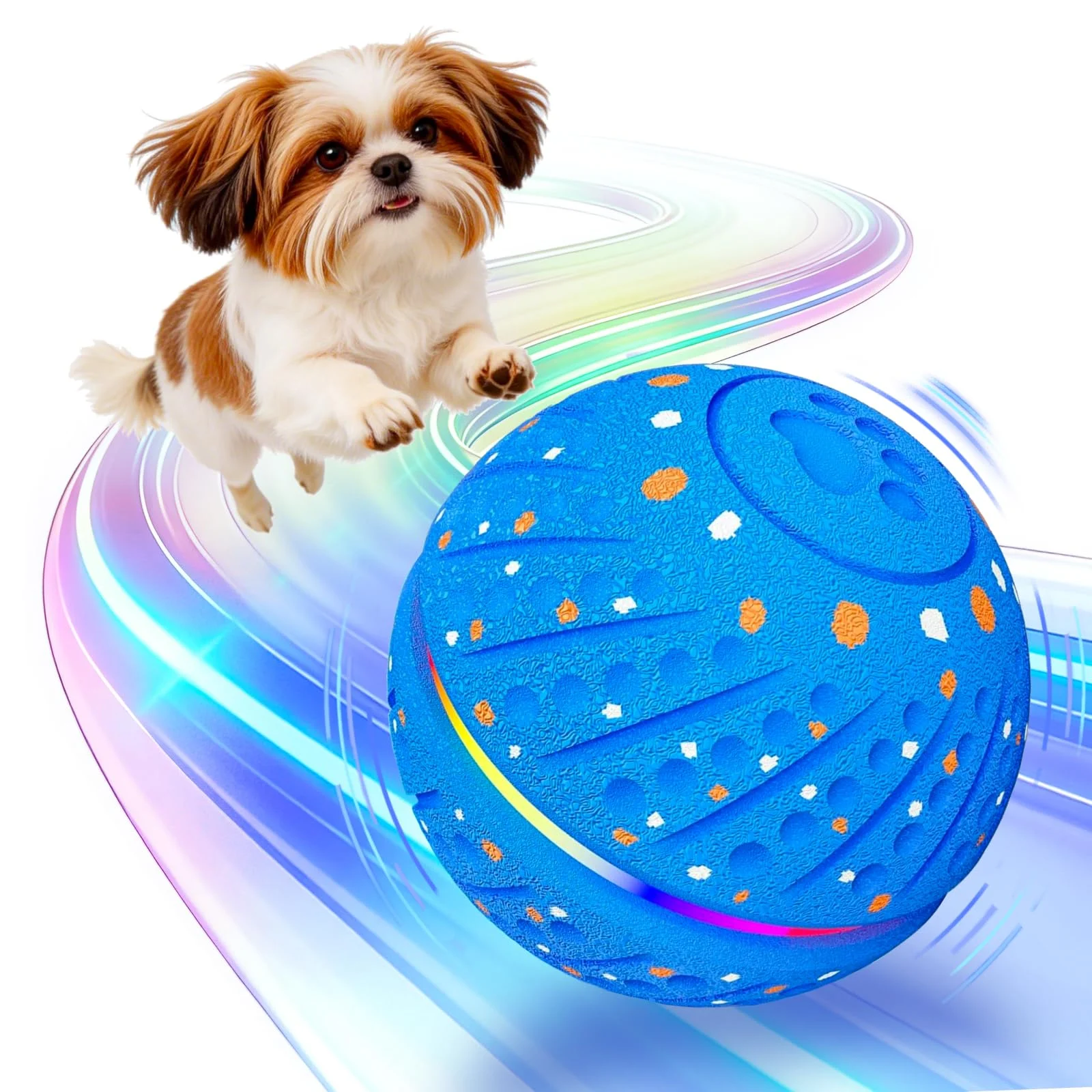 Interactive Dog Ball Automatic Motion Activated 3 Modes Rolling & Bouncing, Durable… — image 2