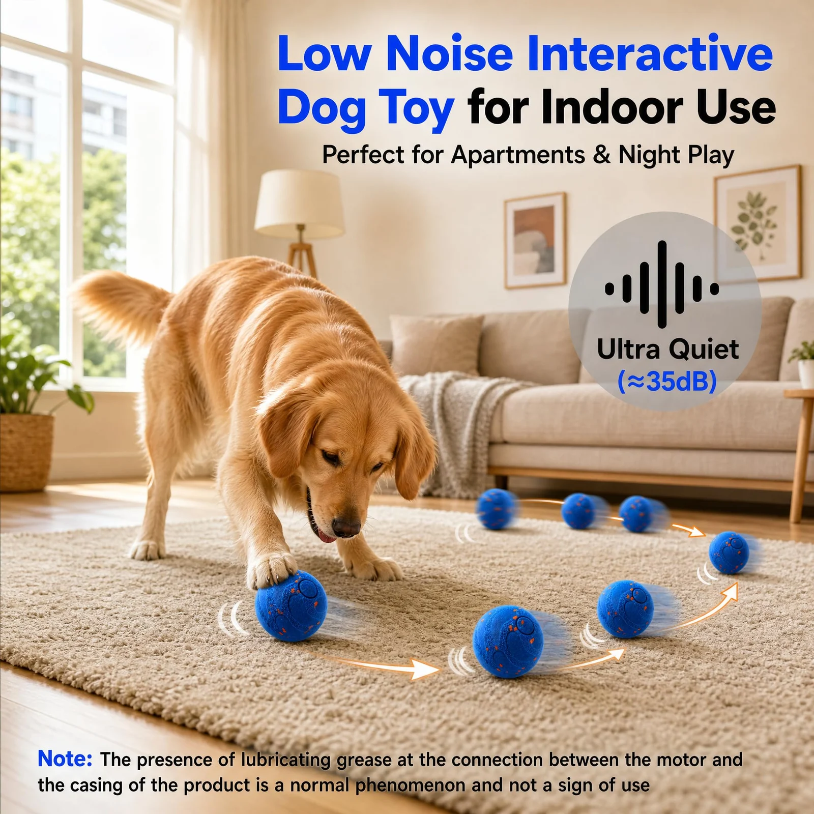 Interactive Dog Toy Ball,automatic Ball- Self Moving For Small Medium Motion… — image 6