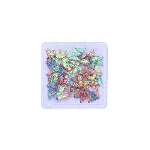 Iridescent Butterfly Art Embellishments Alluring And Dazzling Sequins For Nails — image 1
