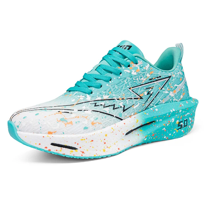 Iridescent Running Shoes Fashionable Mesh Sneakers For Jogging And Sports — image 3
