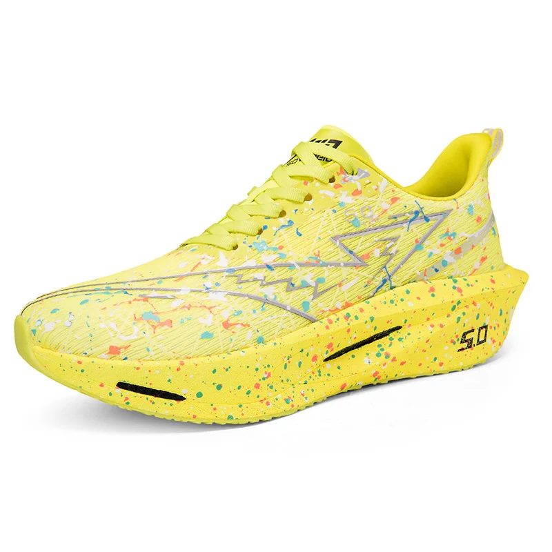 Iridescent Running Shoes Fashionable Mesh Sneakers For Jogging And Sports — image 2