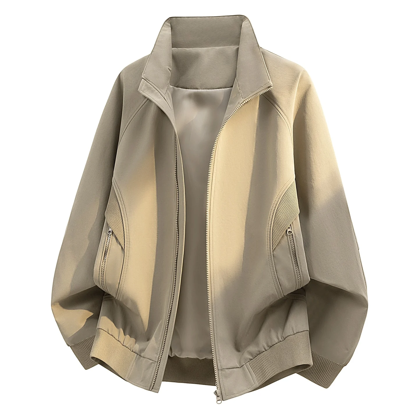 Jacket Outdoor Workwear Stand-collar Plus-size Coat Mens Springautumn — image 5
