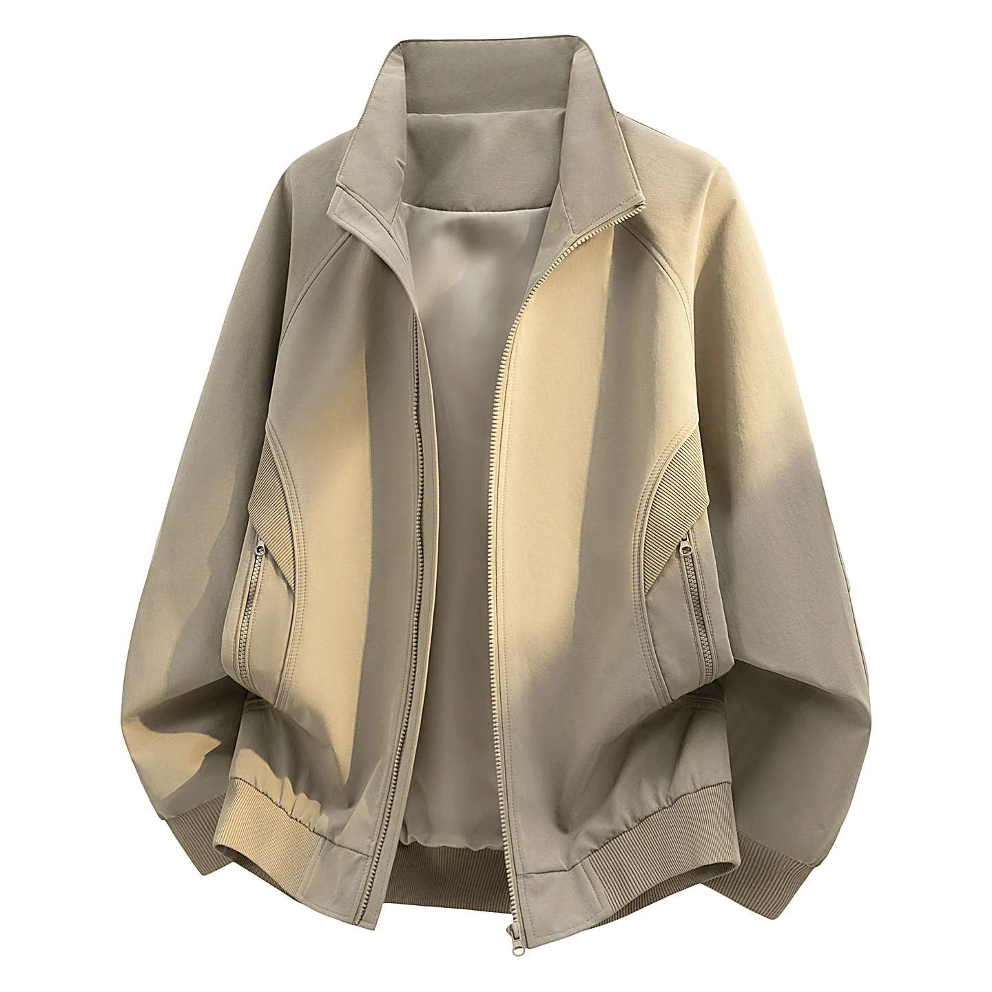 Jacket Outdoor Workwear Stand-collar Plus-size Coat Mens Springautumn — image 3