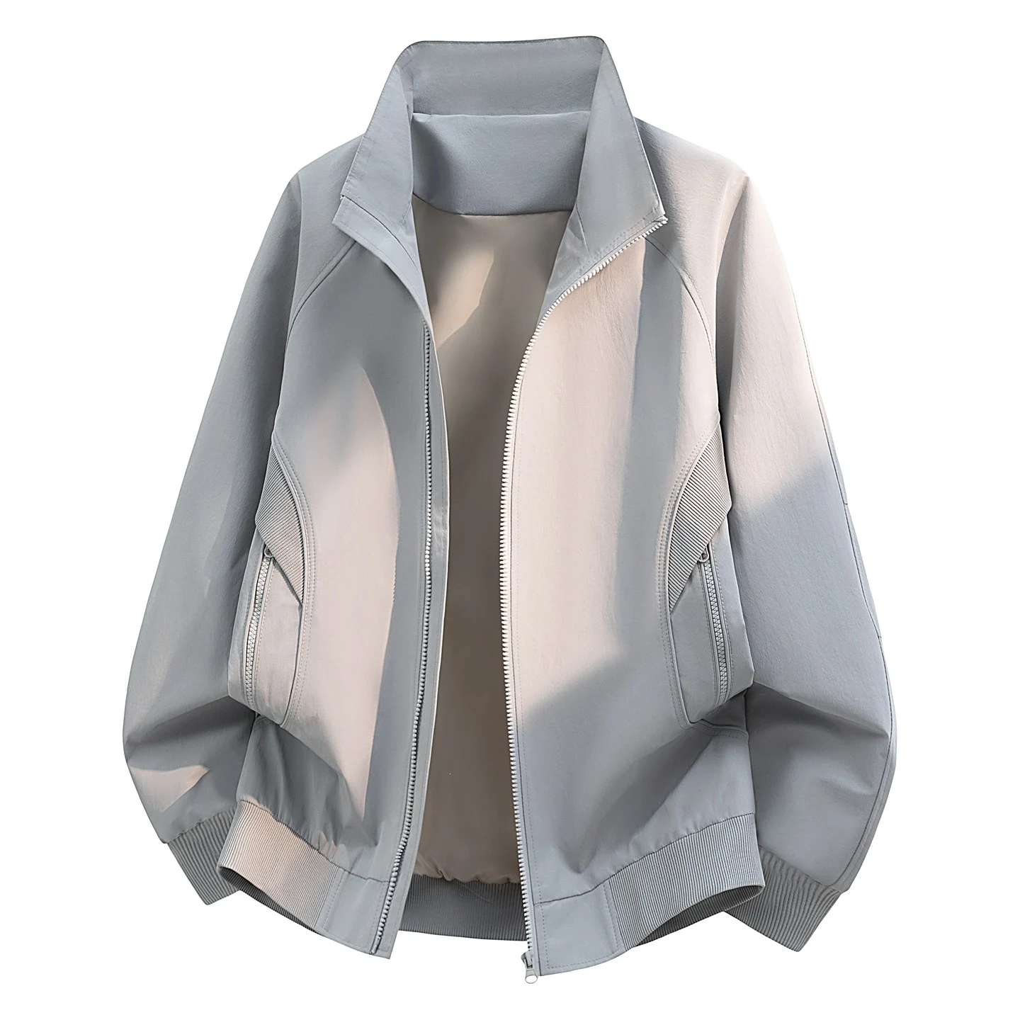 Jacket Outdoor Workwear Stand-collar Plus-size Coat Mens Springautumn — image 8