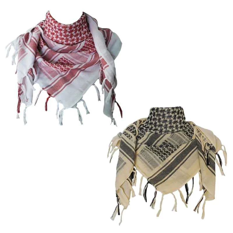 Jacquard Headscarf Scarf With Tassels Mens — variant image
