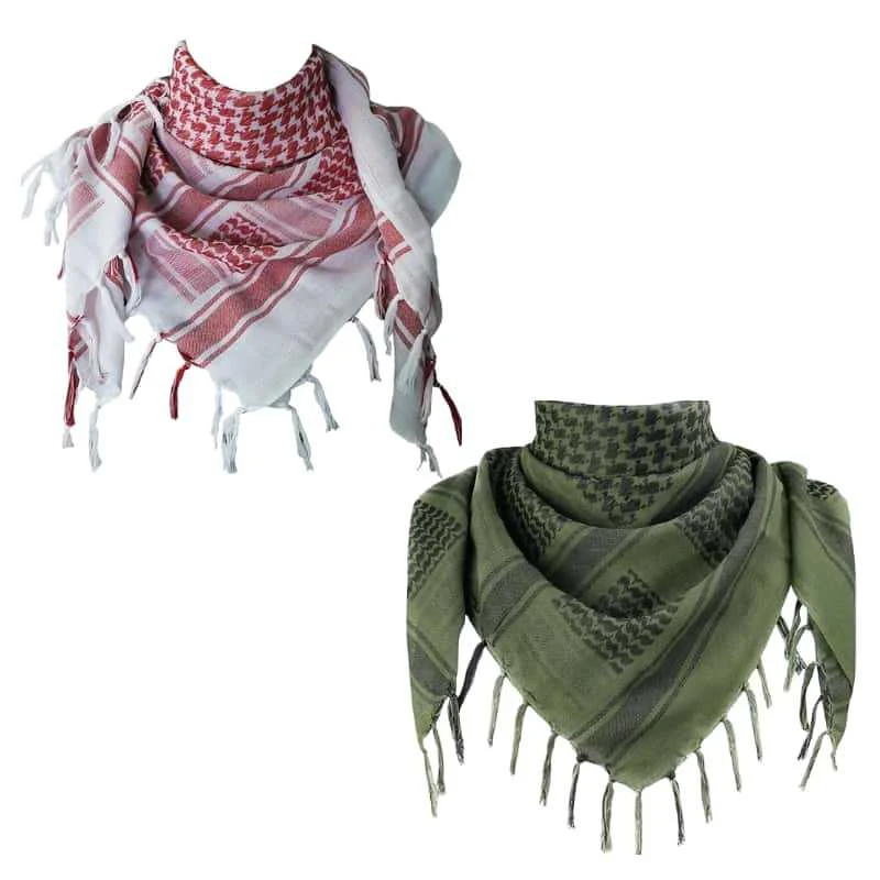 Jacquard Headscarf Scarf With Tassels Mens — variant image