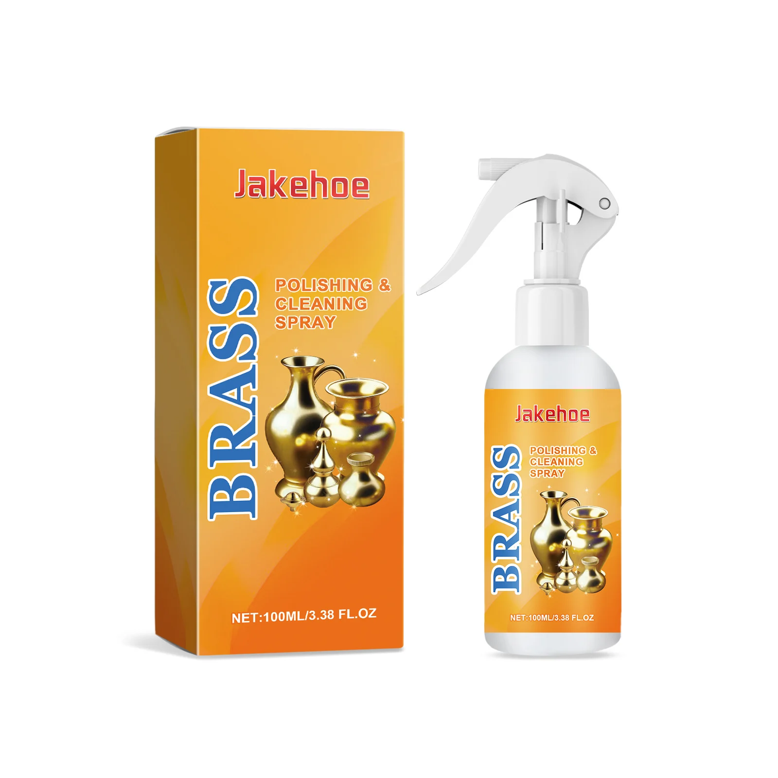Jakehoe Brass Polishing And Cleaning Spray, Stain Removal, Polishing, Brightening,… — image 3