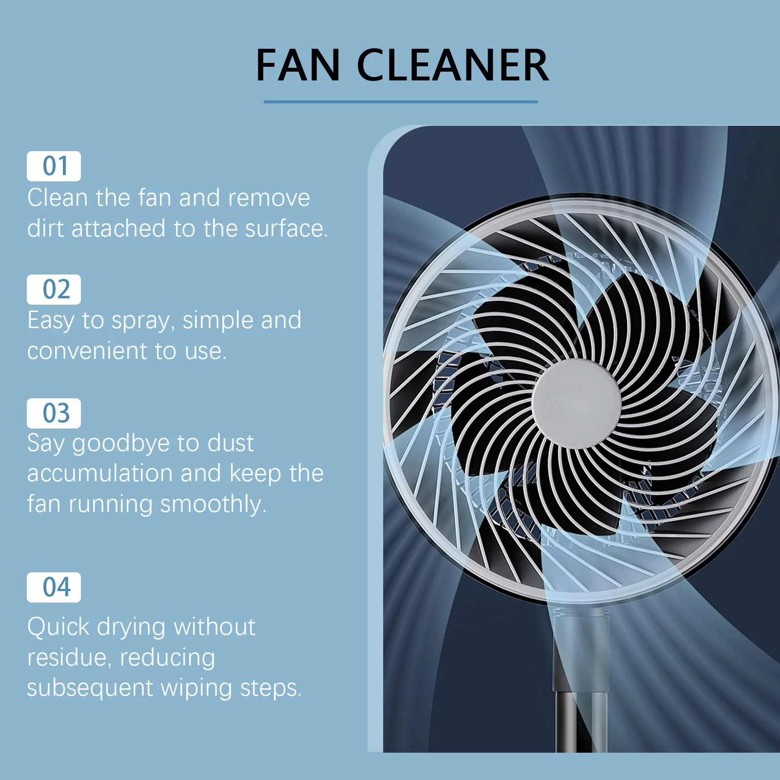 Jakehoe Fan Cleaner Electric Air Conditioner Cleaning Household Simple Cover… — image 5