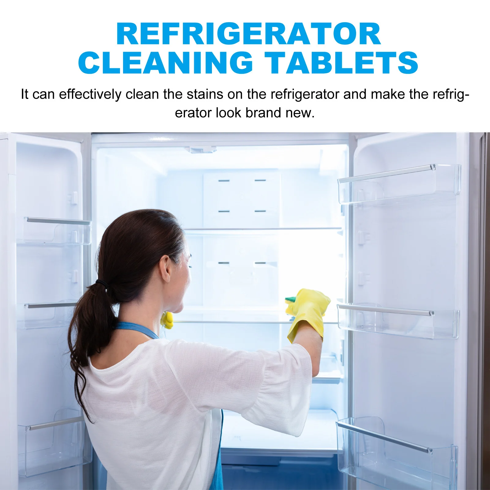 Jakehoe Refrigerator Cleaning Tablets Deep Household Freezer Gap Descaling And Odor… — image 2
