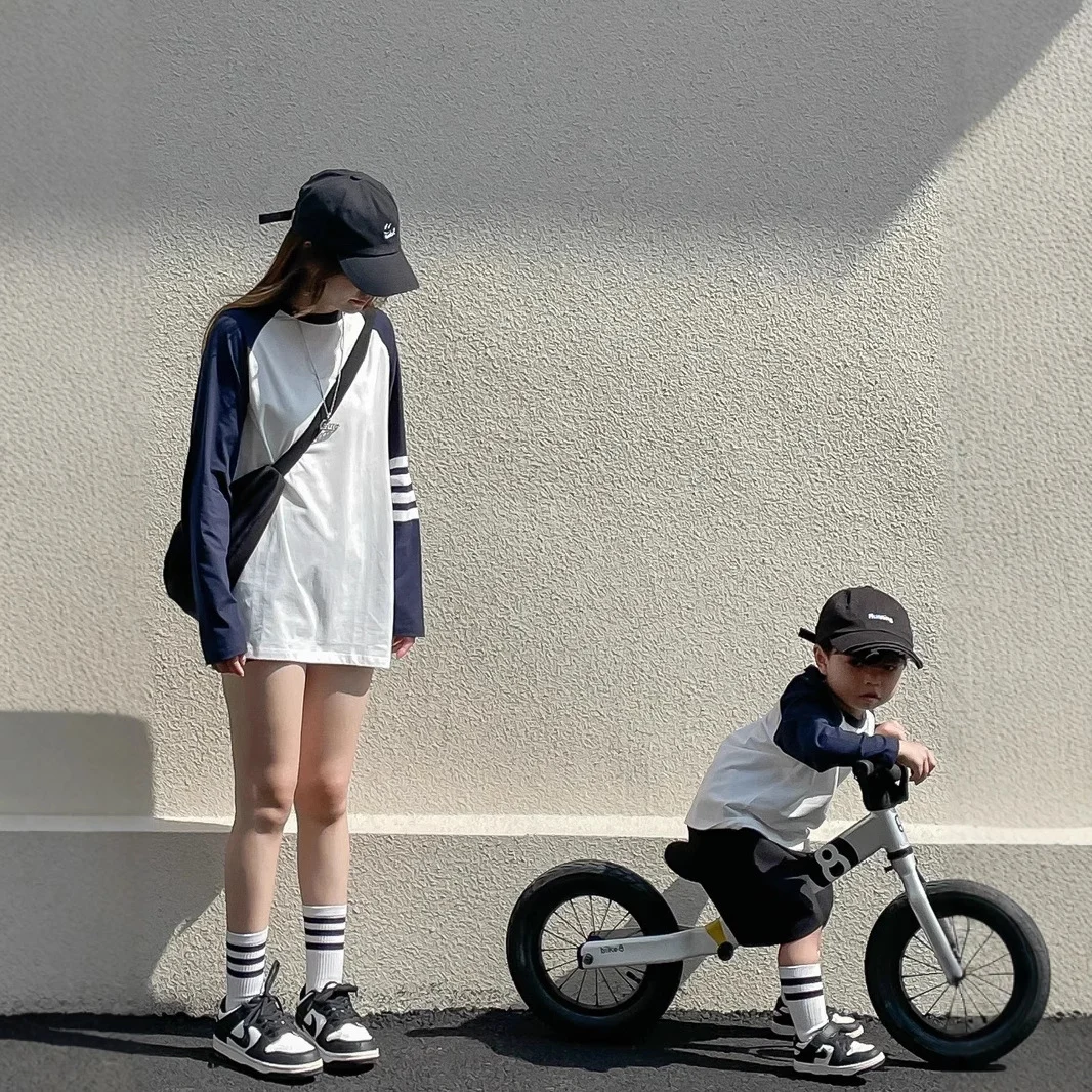Japanese-style Autumn Long-sleeve Parent-child Outfits For Baby Boys And Girls — image 4