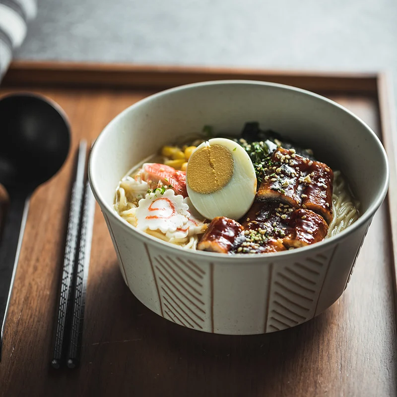 Japanese-style Hand-painted Ceramic Bowl — image 4