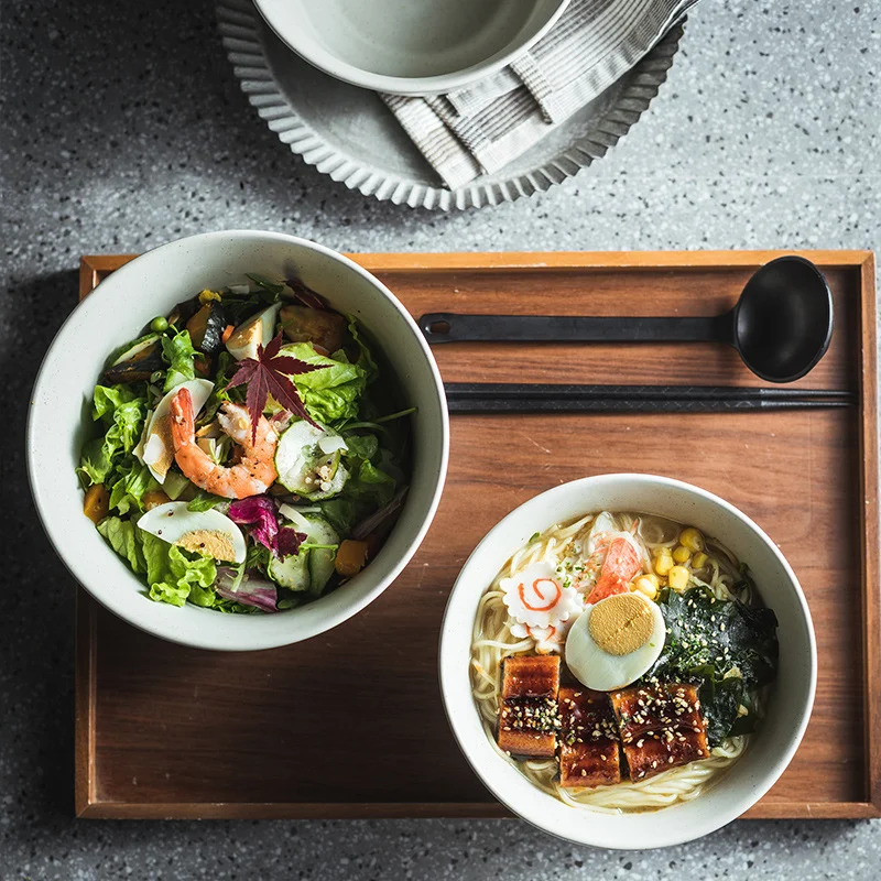 Japanese-style Hand-painted Ceramic Bowl — image 3