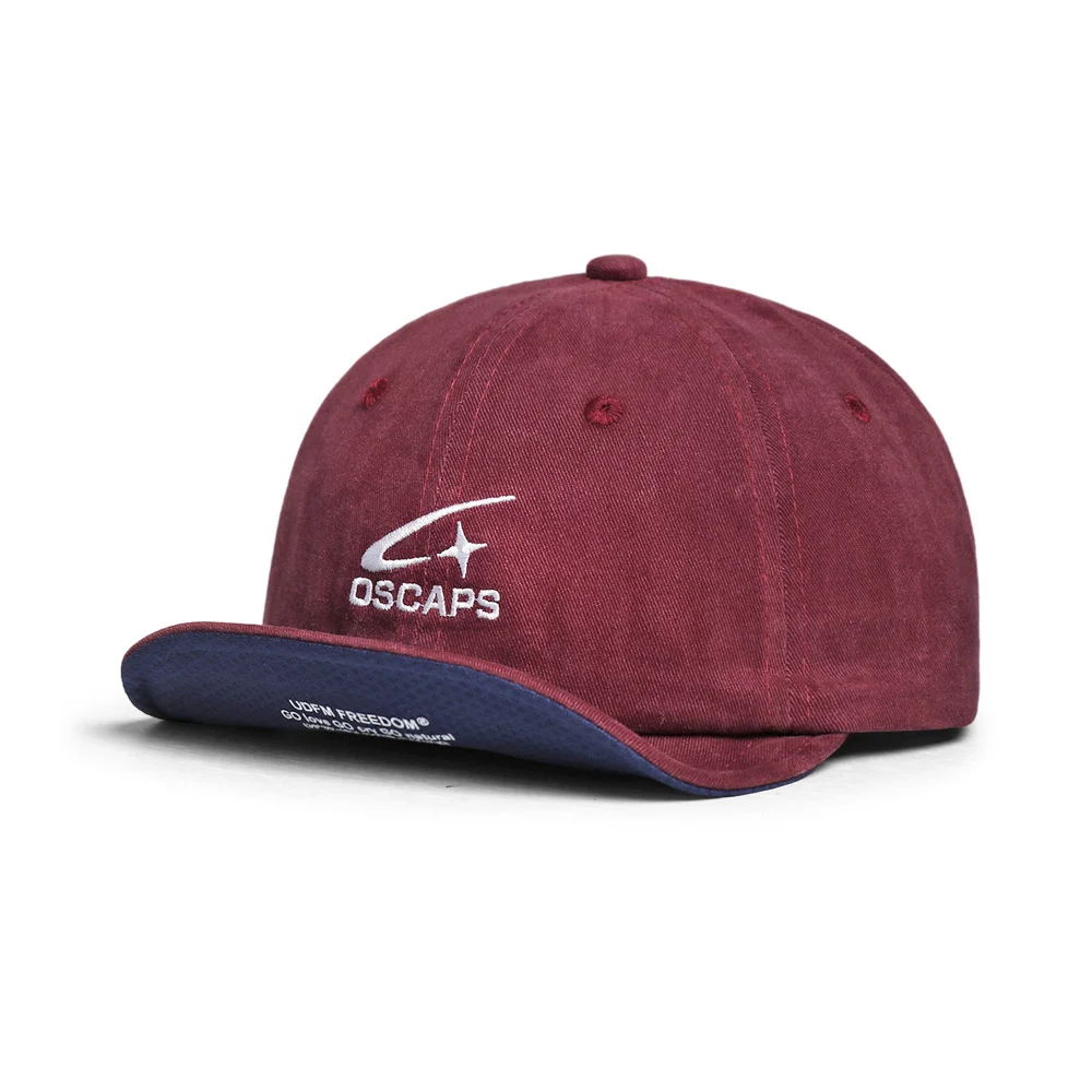Japanese-style Soft-brimmed Color-matched Letter Baseball Cap With A Soft Top, Casual… — image 5