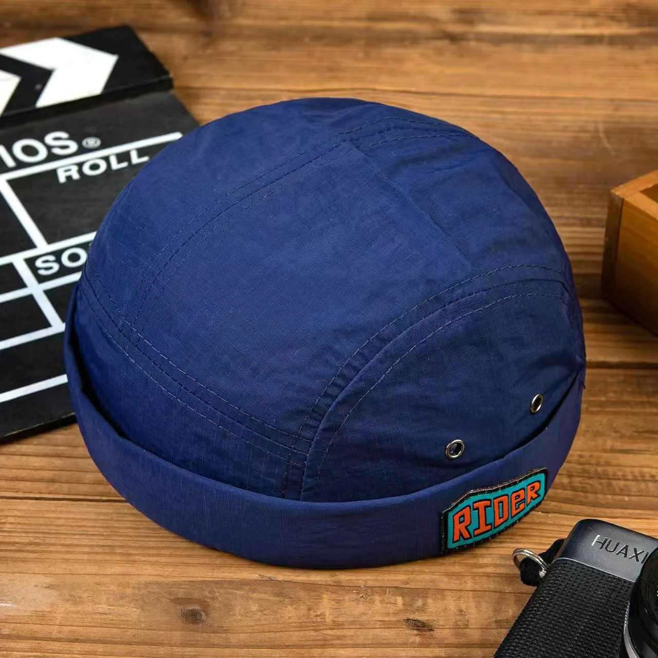 Japanese-style Thin-brimmed Straw Hat With Patch Lettering, Breathable Mesh, Casual… — image 5