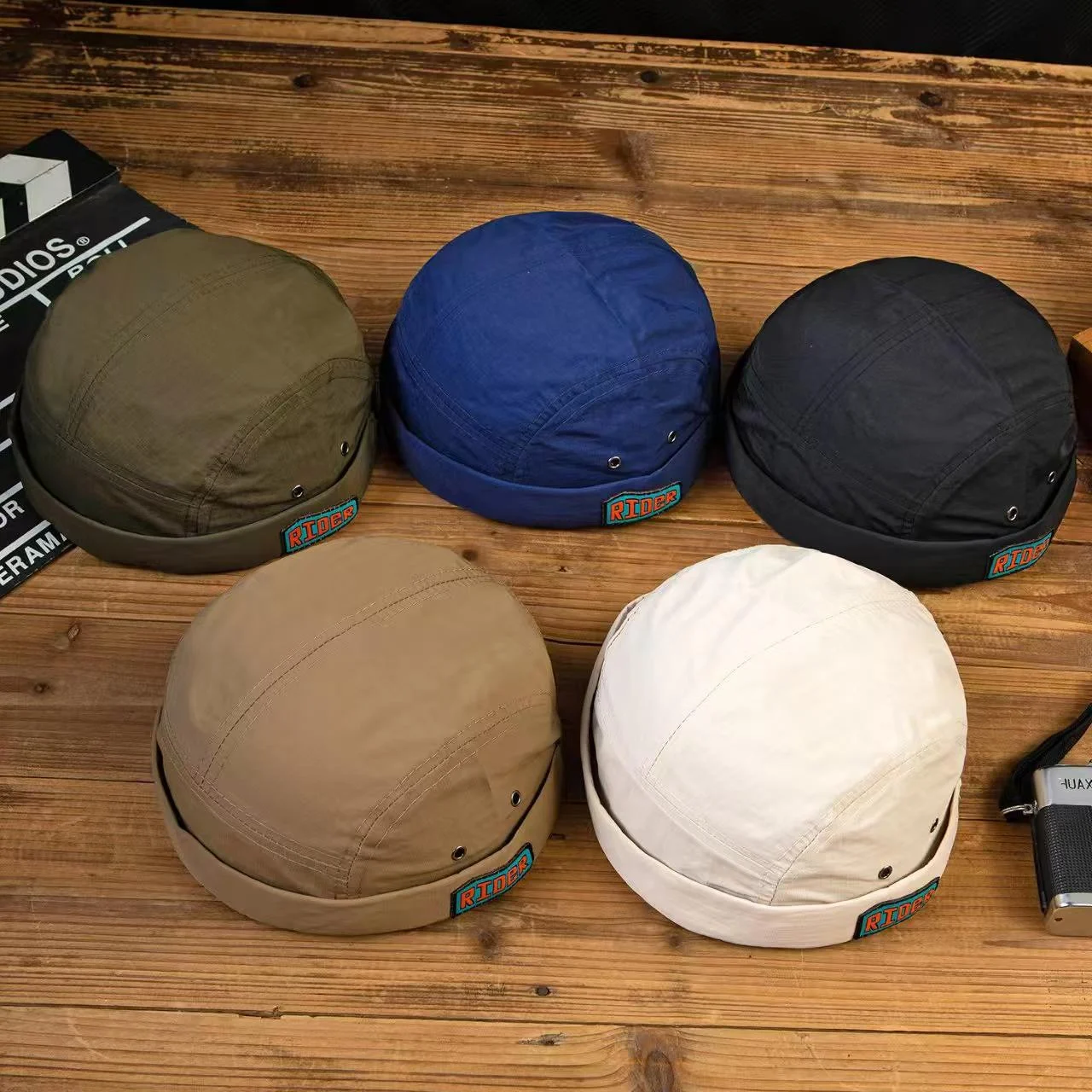 Japanese-style Thin-brimmed Straw Hat With Patch Lettering, Breathable Mesh, Casual… — image 4