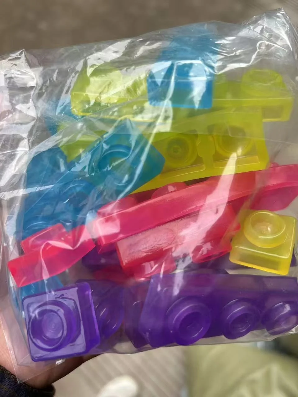 Jelly Block Toy Stress-relief Building Blocks For Adults Transparent — image 6