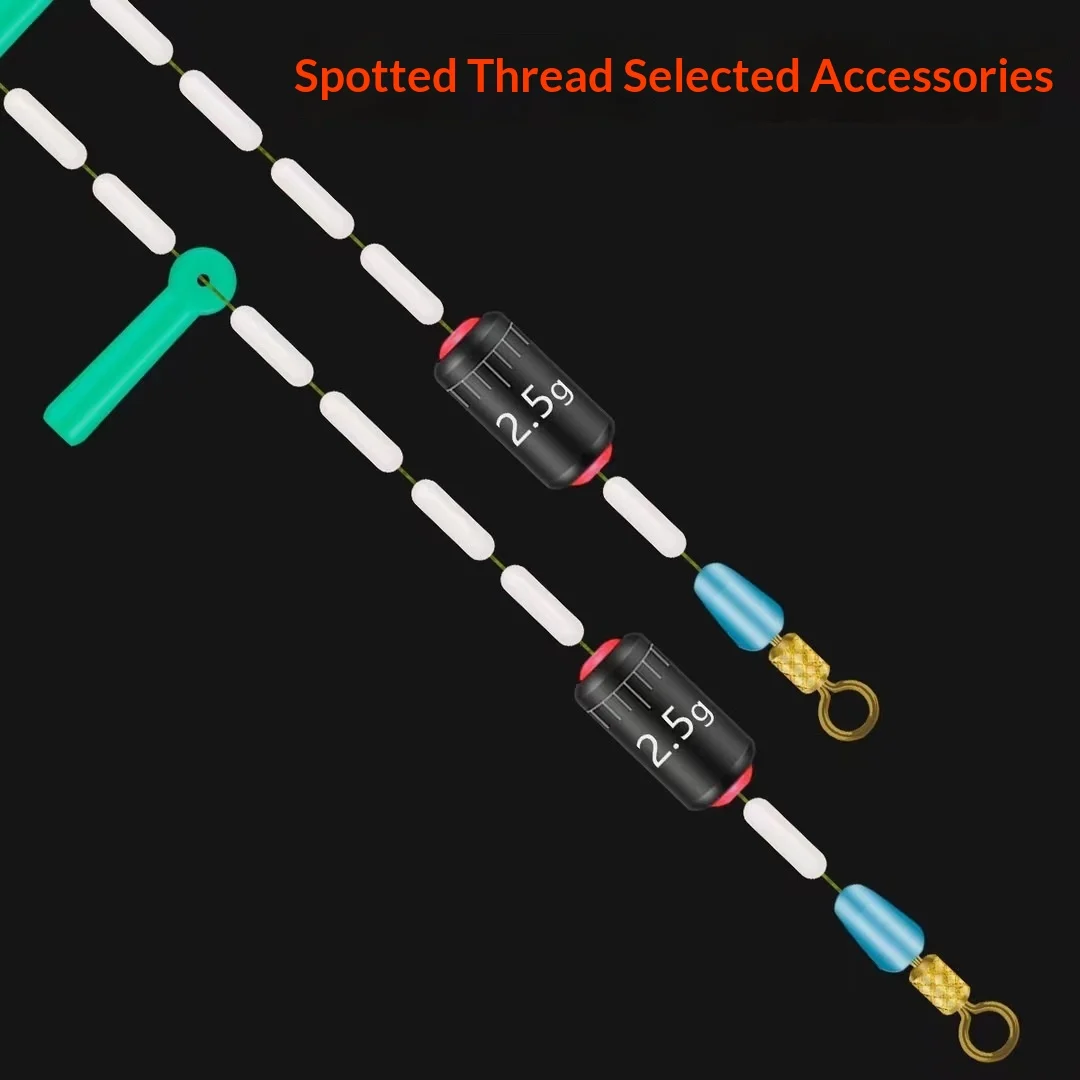 Jinwan Fishing Gear Invisible Line Set Hand-tied Spotted Raw Silk Complete Of Finished… — image 2