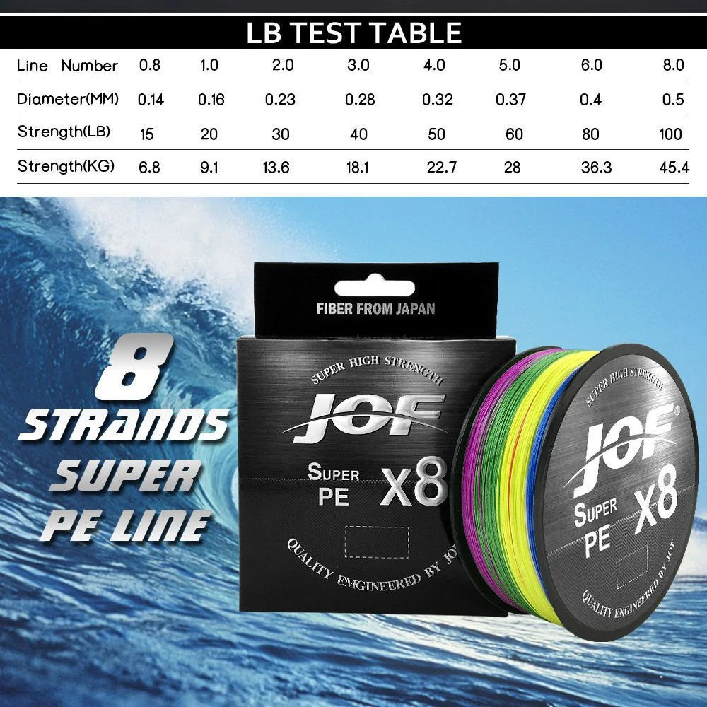 JOF Dyneema Fishing Main Line Dedicated For Lure Rods And Sea — image 3