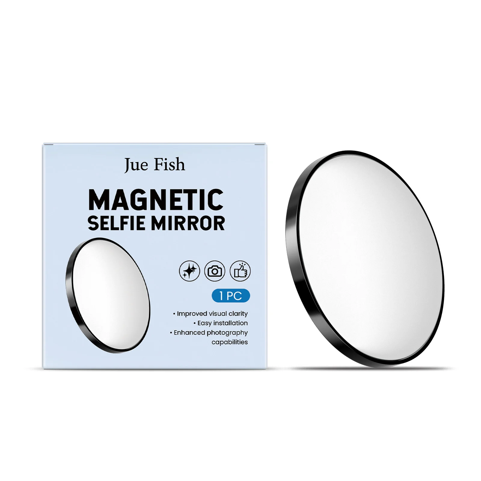 Jue Fish Magnetic Selfie Mirror Convenient For Outdoor Travel, Mobile Phone… — image 3