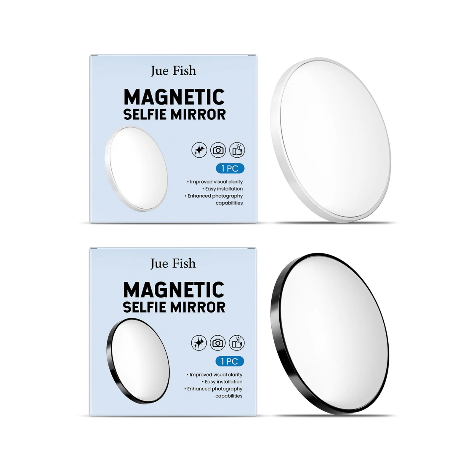 Jue Fish Magnetic Selfie Mirror Convenient For Outdoor Travel, Mobile Phone… — image 2