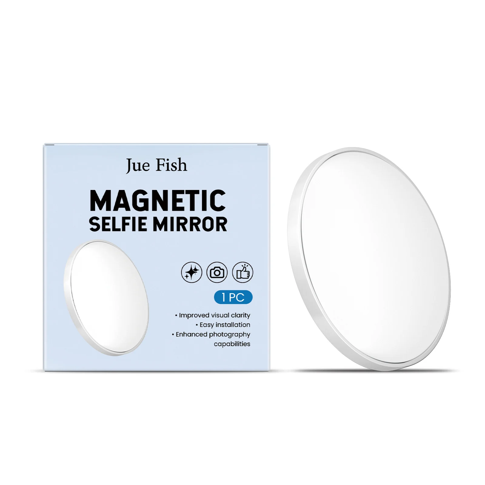 Jue Fish Magnetic Selfie Mirror Convenient For Outdoor Travel, Mobile Phone… — image 7