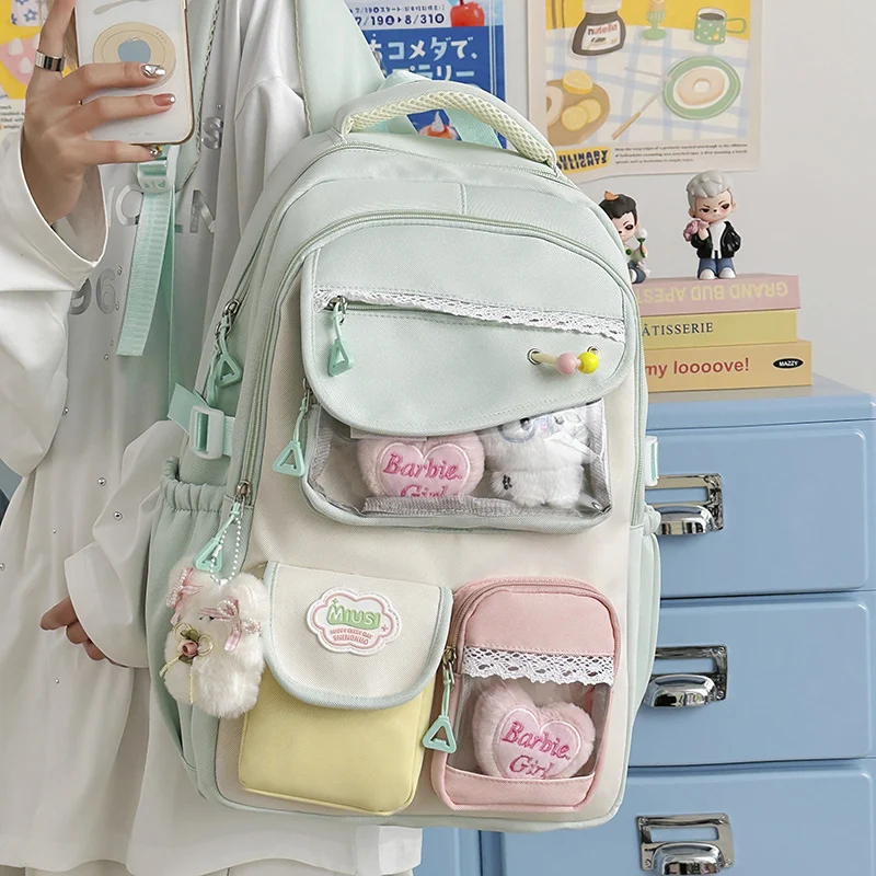 Junior High School Students Stylish Backpack With Large Capacity — image 5
