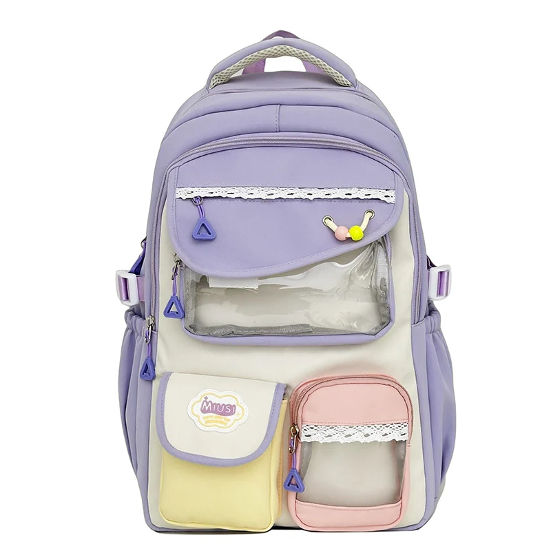Junior High School Students Stylish Backpack With Large Capacity — image 6