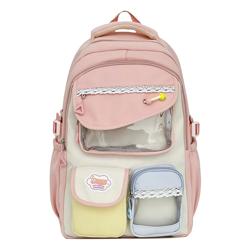Junior High School Students Stylish Backpack With Large Capacity — image 4