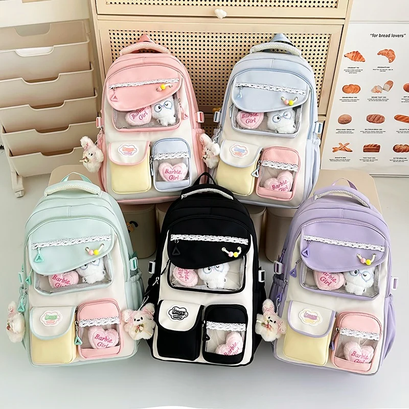 Junior High School Students Stylish Backpack With Large Capacity — image 7
