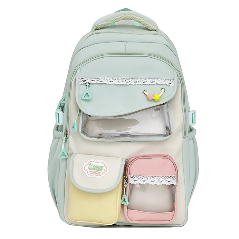 Junior High School Students Stylish Backpack With Large Capacity — variant image