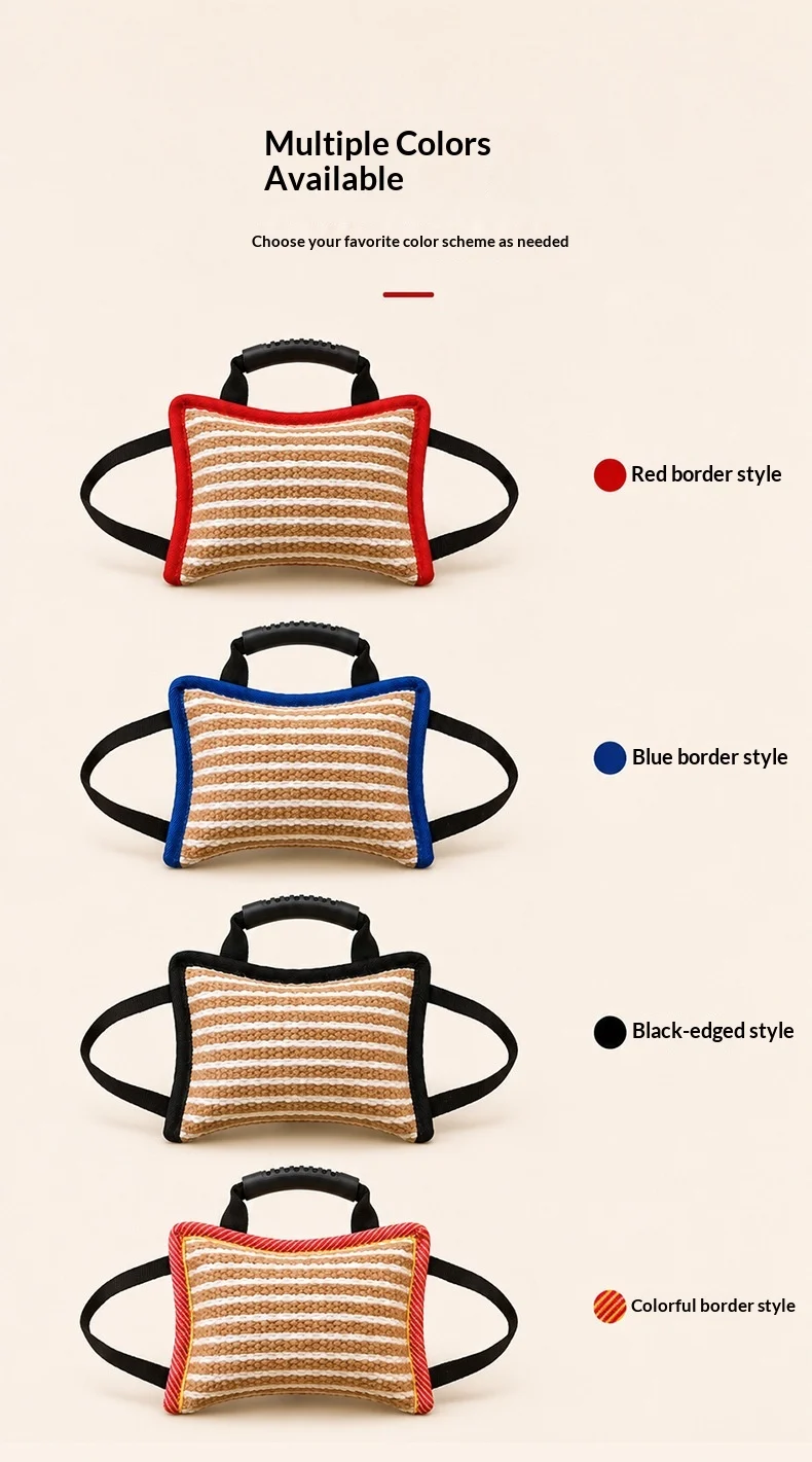 Jute Bite Cushion & Roll For Dog Training — image 2