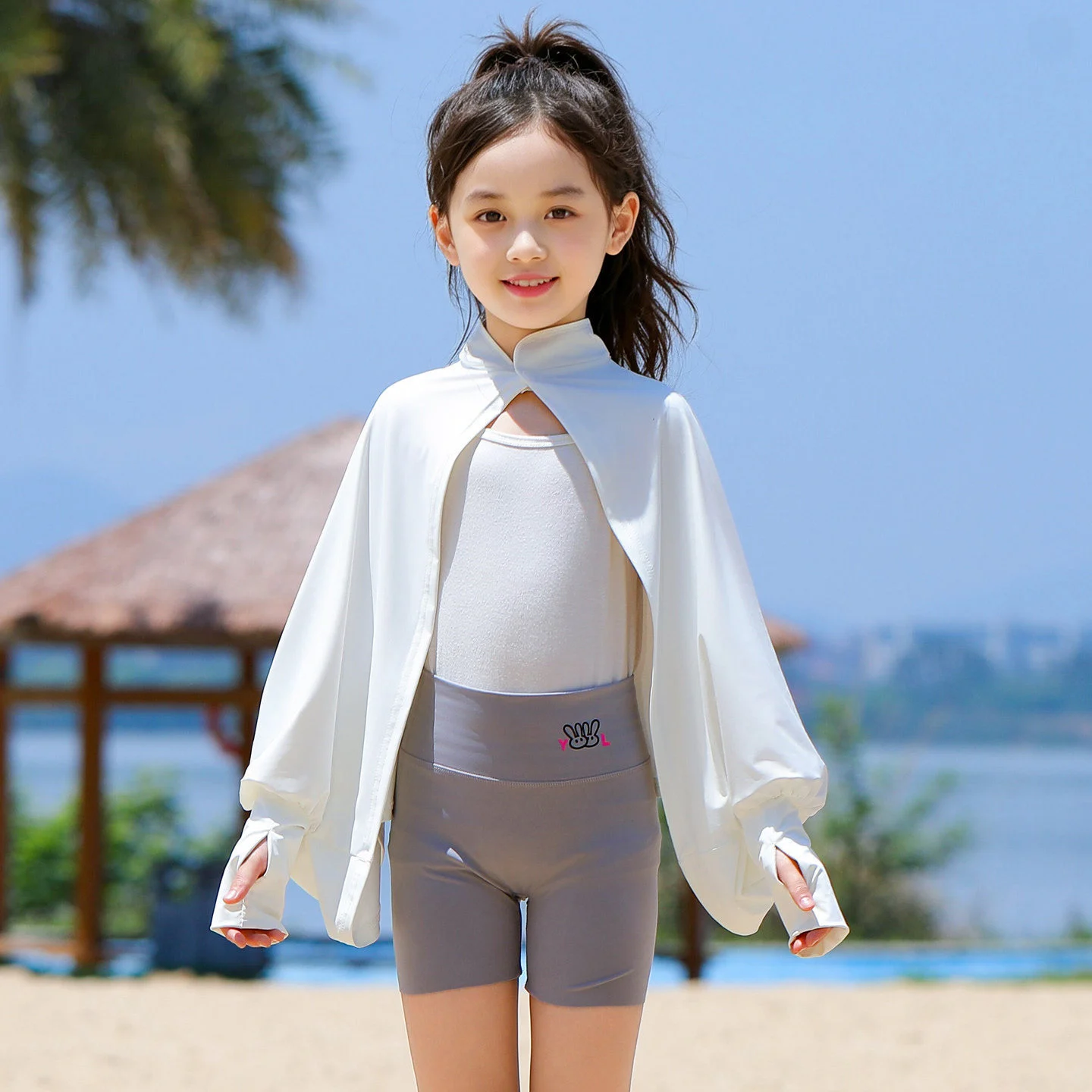 Kids Breathable Sun-protection Shirt Shawl And Outdoor Sun-blocking Cape — image 10