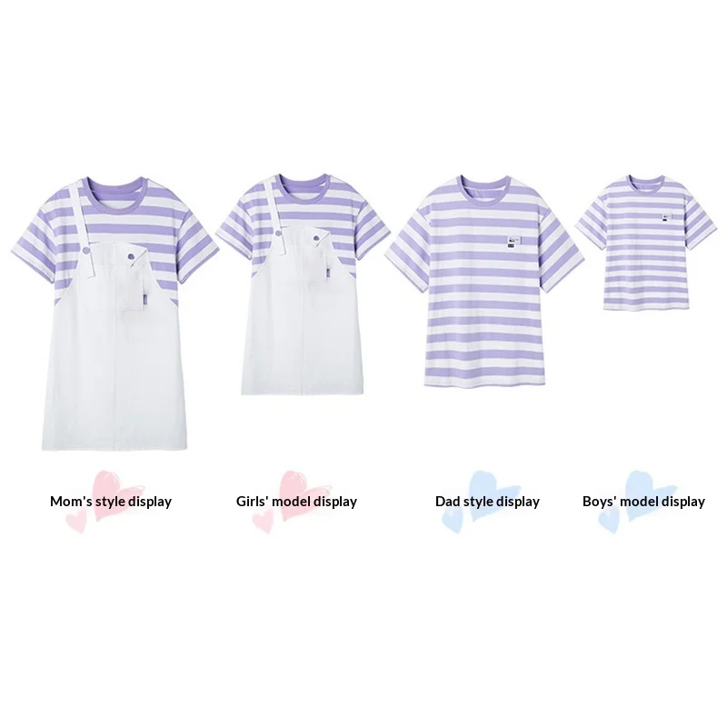 Kids Cartoon Short-sleeve Parent-child Matching Outfits — image 7