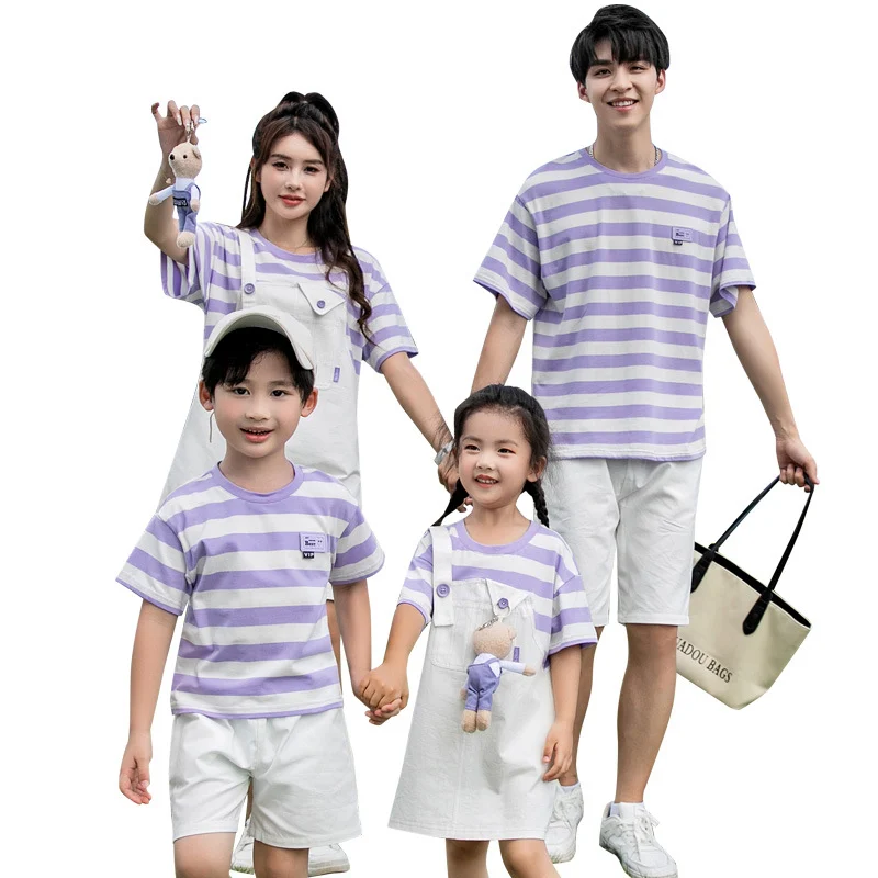 Kids Cartoon Short-sleeve Parent-child Matching Outfits — image 2