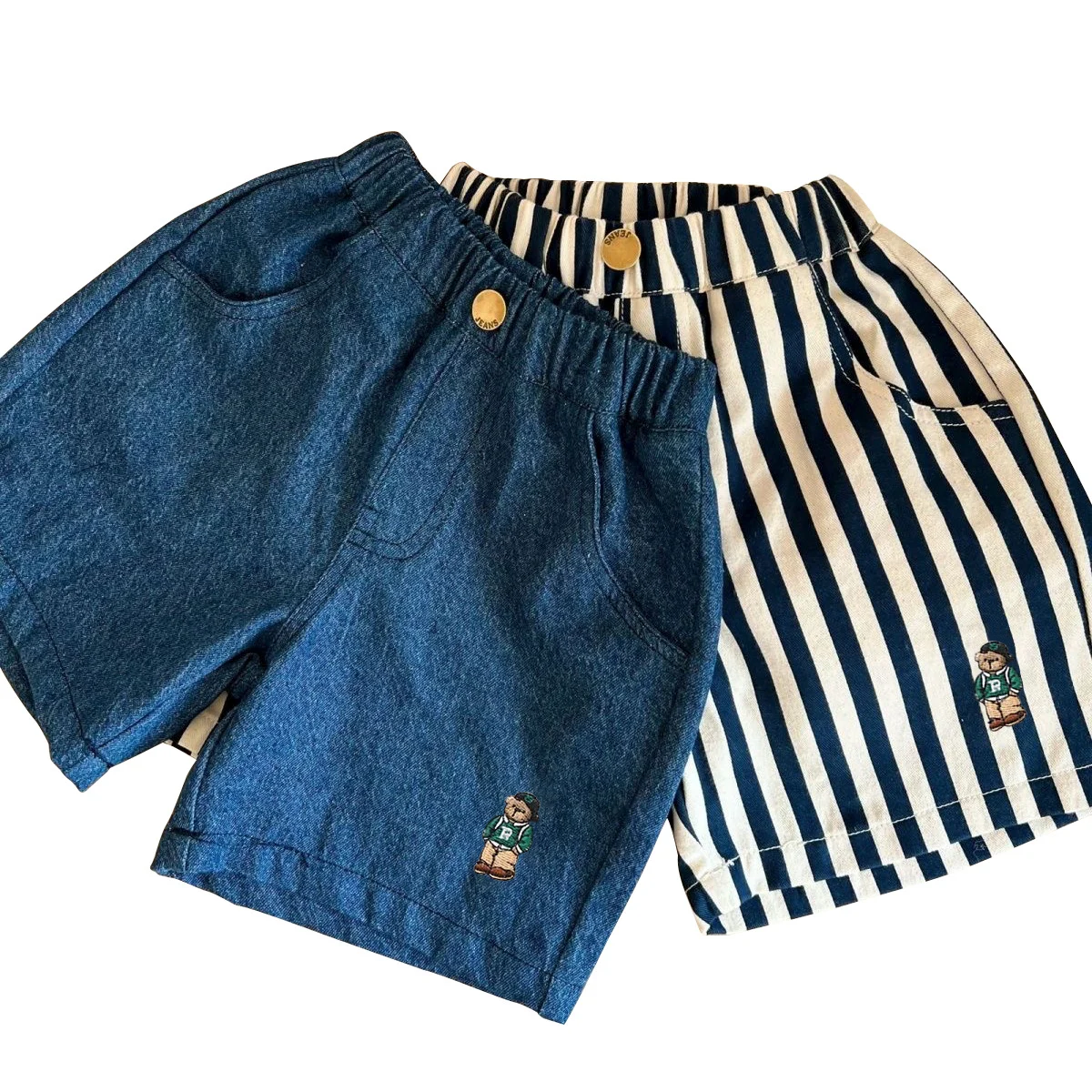 Kids Summer Casual Denim Shorts — image 2