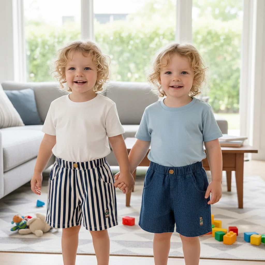 Kids Summer Casual Denim Shorts — image 4