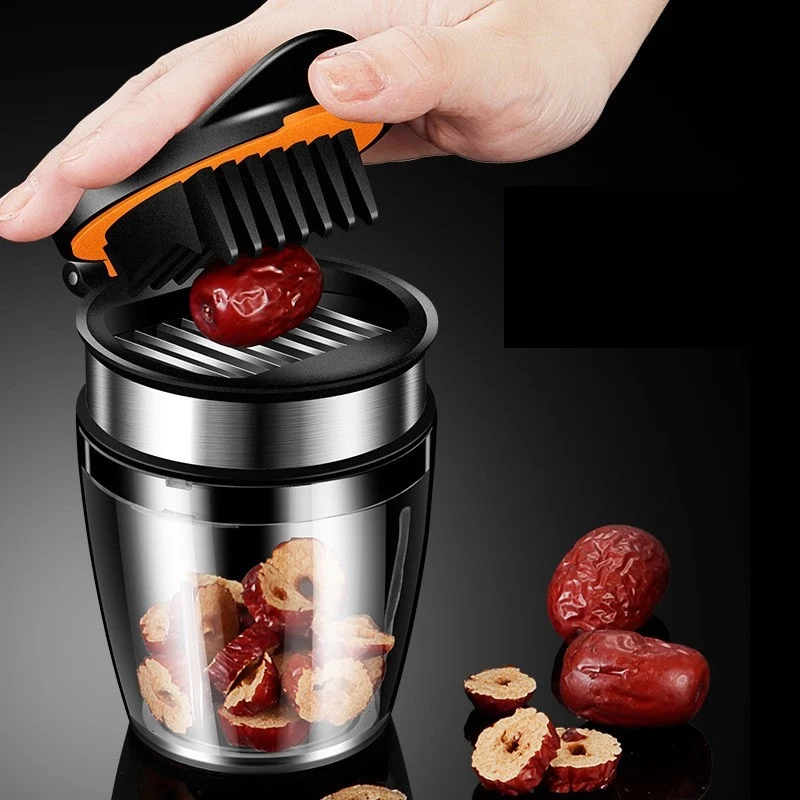 Kitchen Gadget With Integrated Fruit Cutter — image 4