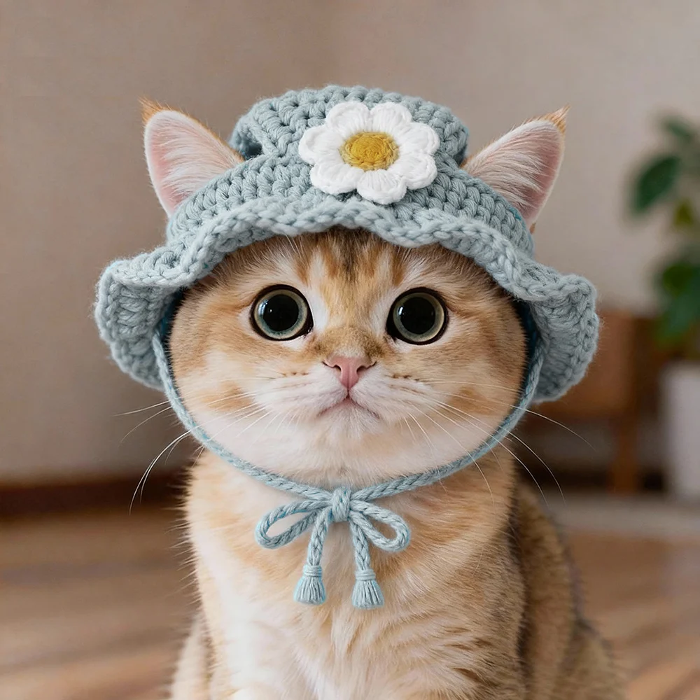 Knitted Hat For Pet Cats And Puppies — image 3