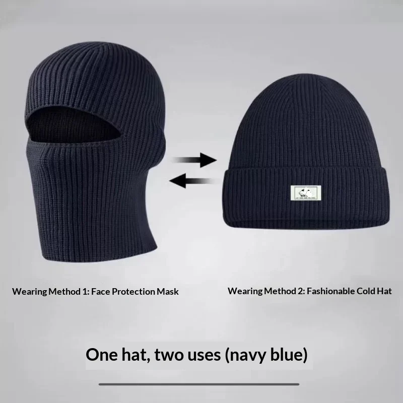 Knitted Hat Men's Woolen — image 6