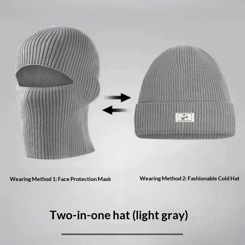 Knitted Hat Men's Woolen — image 5
