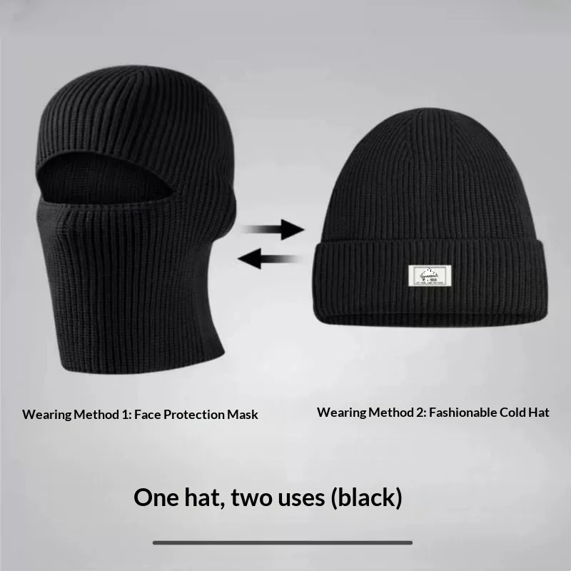Knitted Hat Men's Woolen — image 1