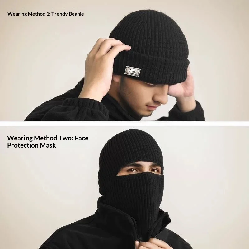 Knitted Hat Men's Woolen — image 3