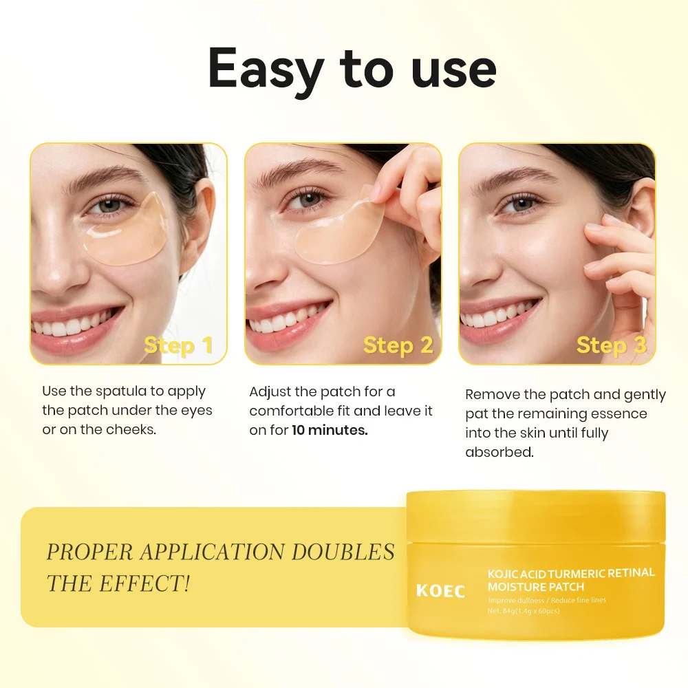 Kojic Acid Turmeric Retinol Moisturizing Eye Mask Patch — image 5